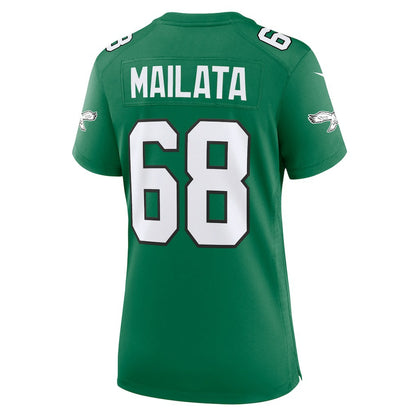 Jordan Mailata Philadelphia Eagles Women's Alternate Game Jersey - Kelly Green | NFL Jerseys