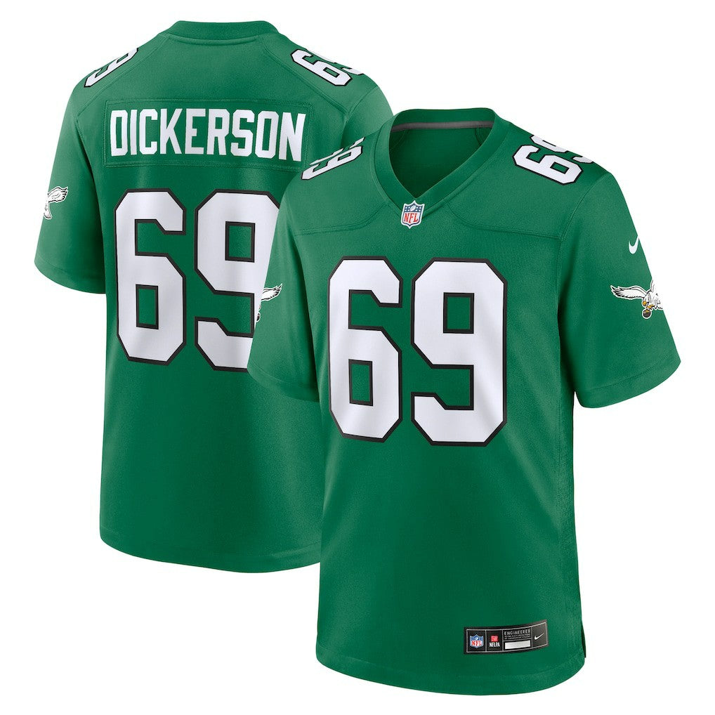 Landon Dickerson Philadelphia Eagles Alternate Game Jersey Kelly Green - Nike