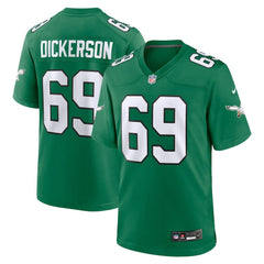 Landon Dickerson Philadelphia Eagles Alternate Game Jersey Kelly Green - Nike
