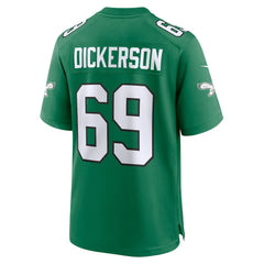 Landon Dickerson Philadelphia Eagles Alternate Game Jersey Kelly Green - Nike