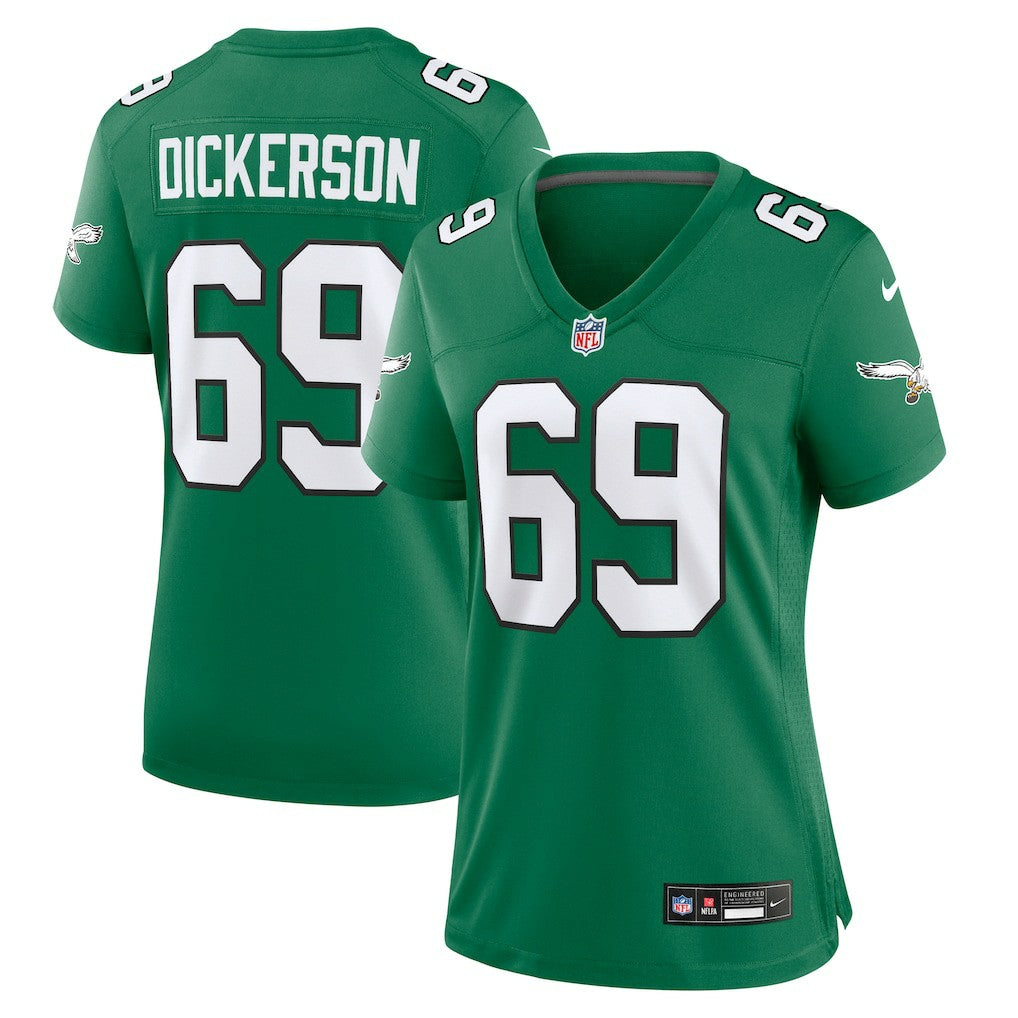 Landon Dickerson Philadelphia Eagles Women's Alternate Game Jersey Kelly Green - Nike