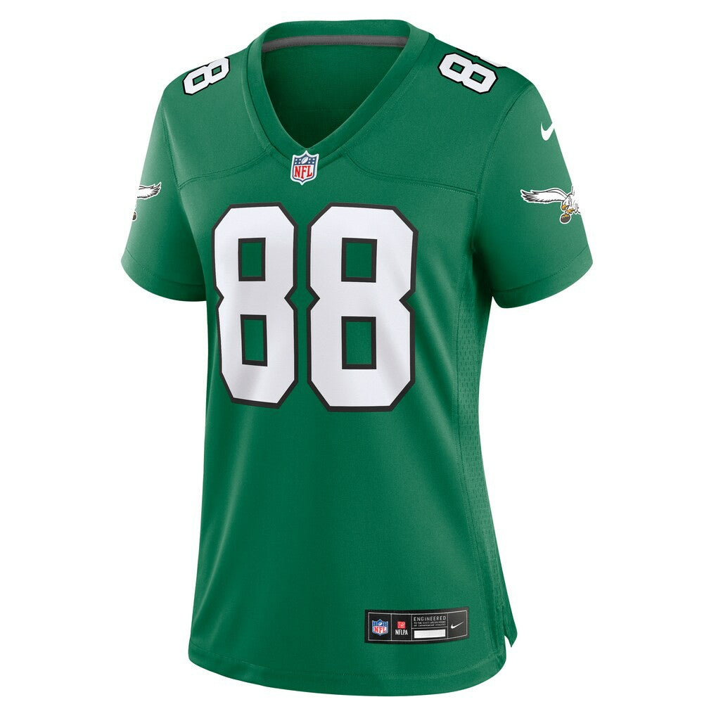 Dallas Goedert Philadelphia Eagles Women's Alternate Game Jersey Kelly Green - Nike