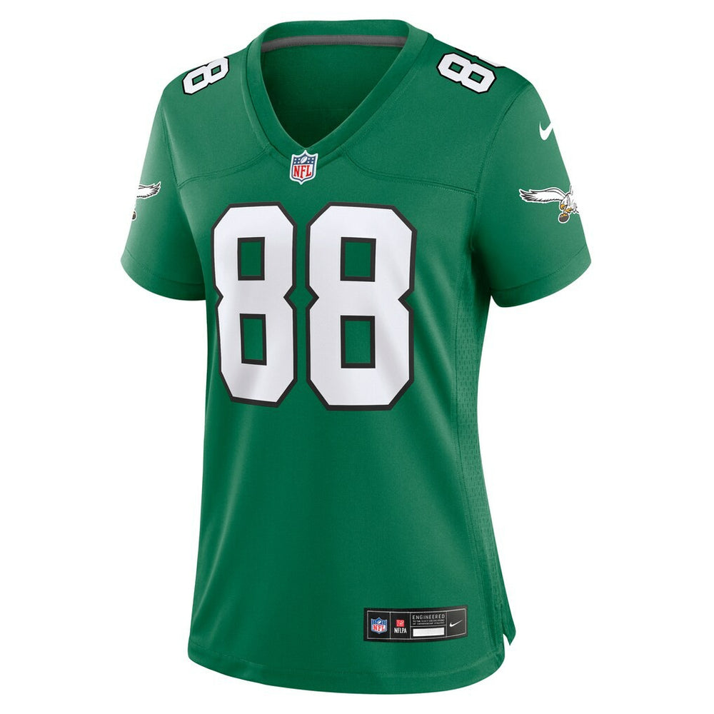 Dallas Goedert Philadelphia Eagles Women's Alternate Game Jersey Kelly Green - Nike