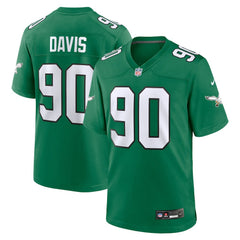 Jordan Davis Philadelphia Eagles Alternate Game Jersey Kelly Green - Nike