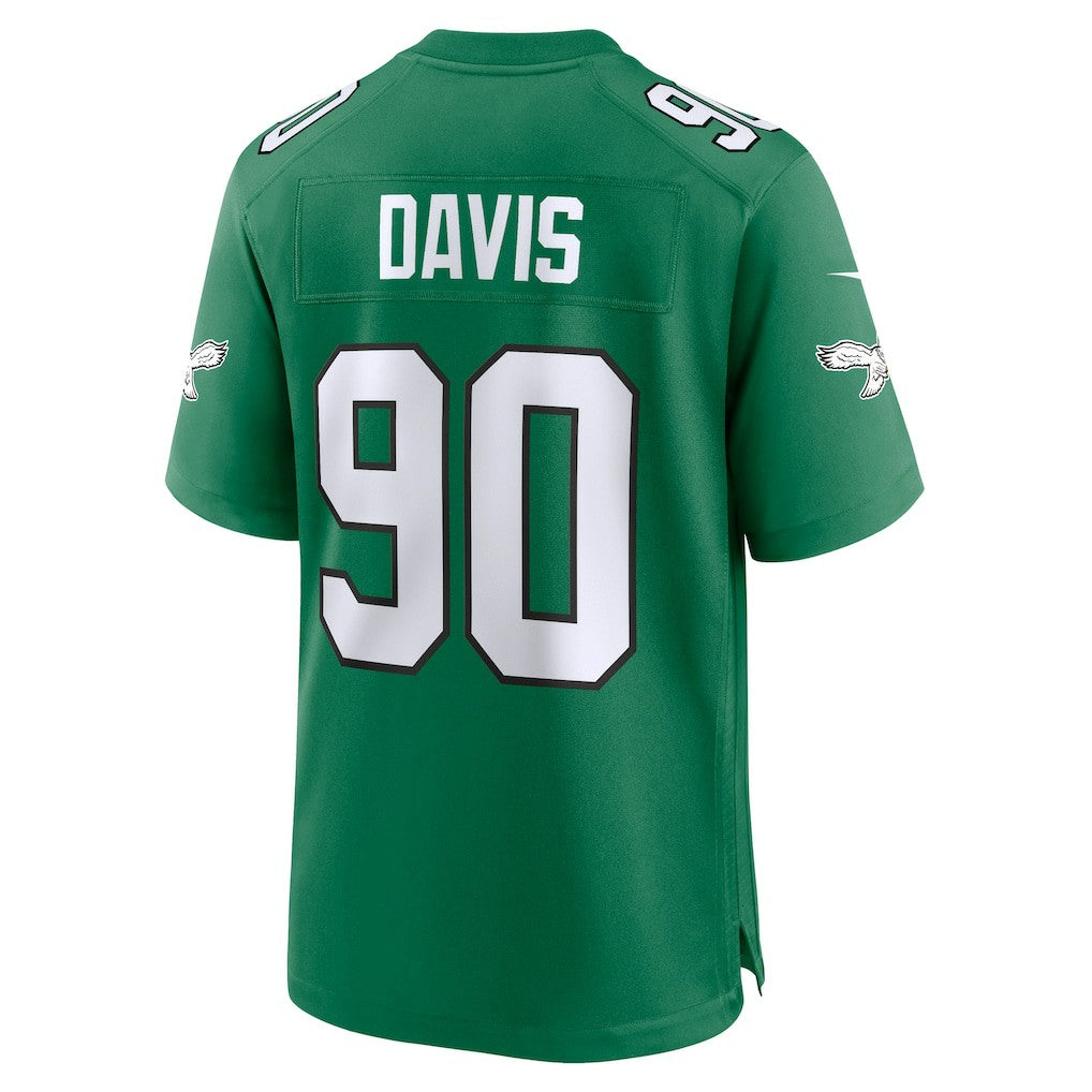 Jordan Davis Philadelphia Eagles Alternate Game Jersey Kelly Green - Nike