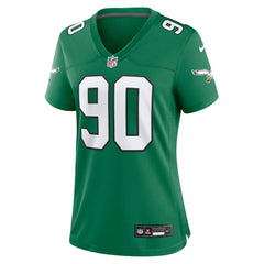 Jordan Davis Philadelphia Eagles Women's Alternate Game Jersey Kelly Green - Nike