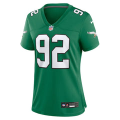 Reggie White Philadelphia Eagles Women's Alternate Game Jersey Kelly Green - Nike