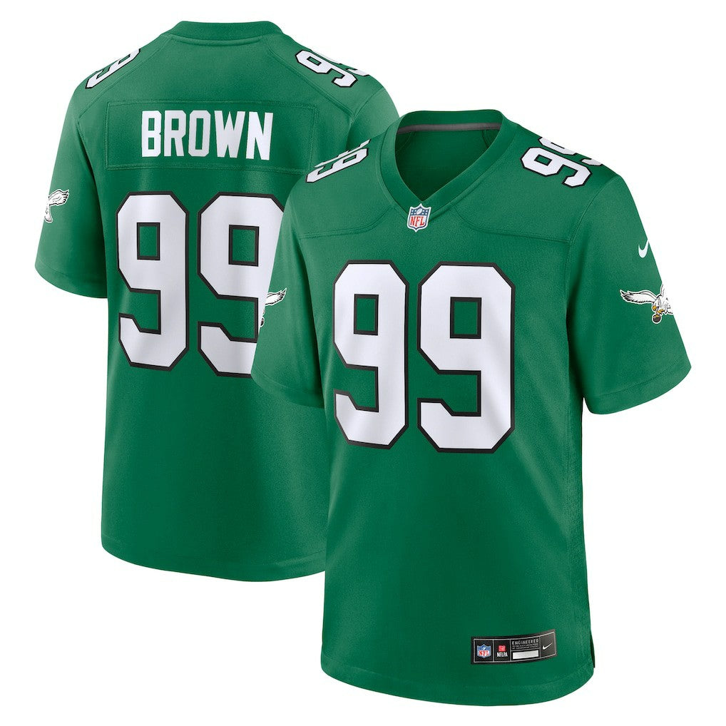 Jerome Brown Philadelphia Eagles Retired Player Alternate Game Jersey Kelly Green - Nike