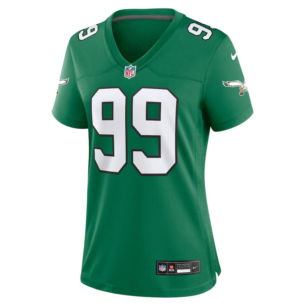 Jerome Brown Philadelphia Eagles Women's Alternate Game Jersey - Kelly Green | NFL Jerseys