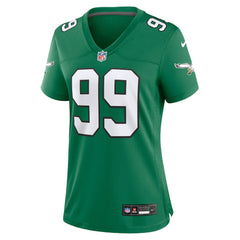 Jerome Brown Philadelphia Eagles Women's Alternate Game Jersey Kelly Green - Nike