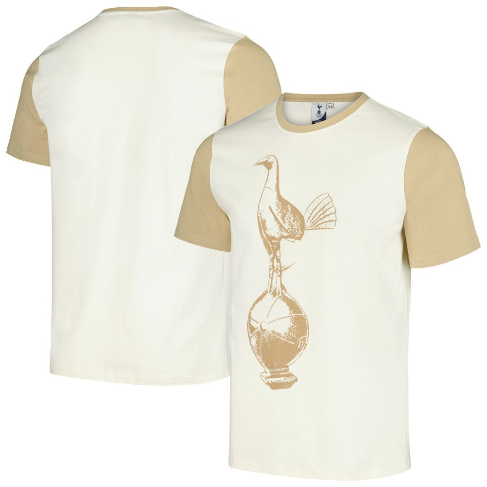 Tottenham Hotspur Colorblock Raglan T-Shirts - Cream