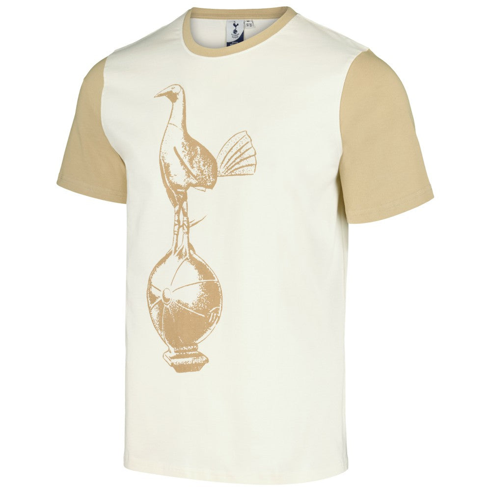 Tottenham Hotspur Colorblock Raglan T-Shirts - Cream