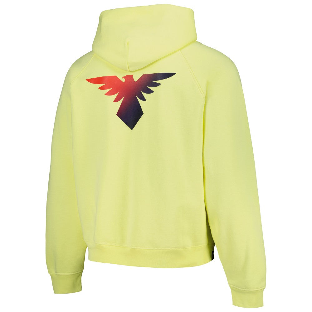 Club America Team Oversized Raglan Pullover Hoodie - Yellow