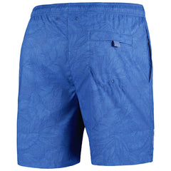 Indianapolis Colts Naples Layered Leaves Swim Trunks Royal - Tommy Bahama