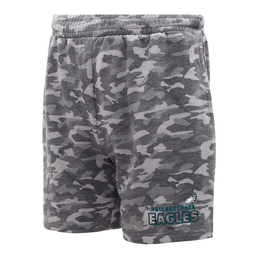 Philadelphia Eagles Concepts Sport Biscayne Camo Shorts Charcoal - NFL
