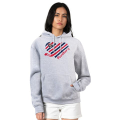 Florida Panthers - G-III 4Her by Carl Banks Women's Heart Pullover Hoodie White