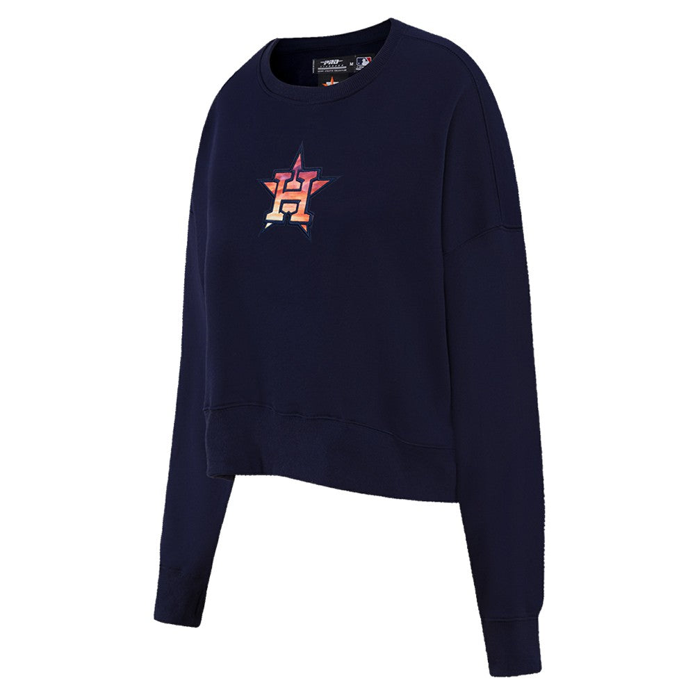 Houston Astros Pro Standard Women's Painted Sky Pullover Sweatshirt Near Me