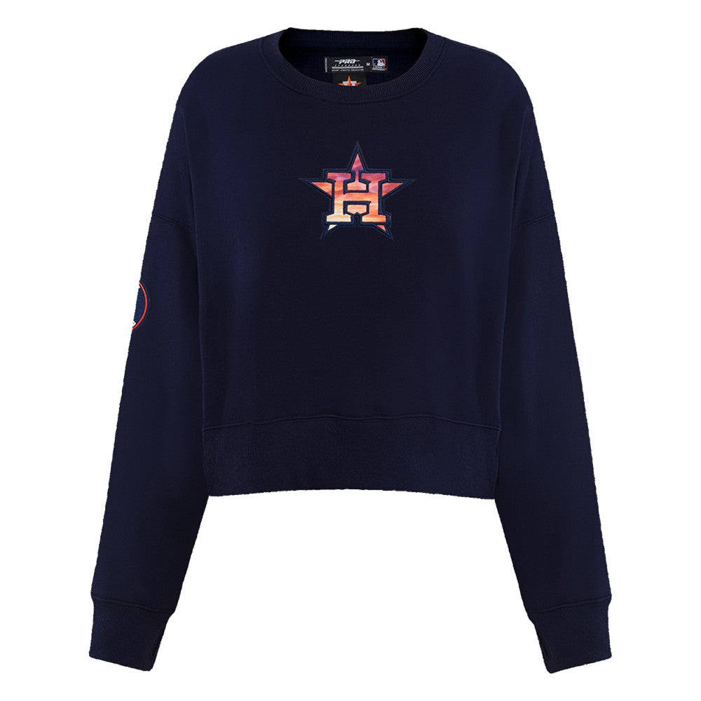 Houston Astros Pro Standard Women's Painted Sky Pullover Sweatshirt Near Me