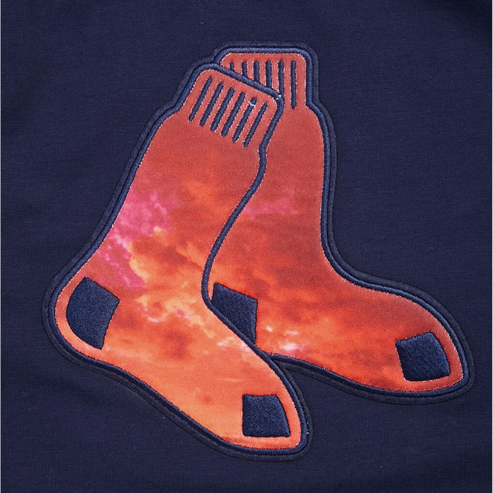 Boston Red Sox Pro Standard Women's Painted Sky Boxy Cropped T-Shirt Online