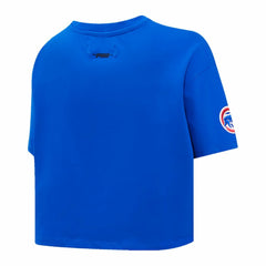 Chicago Cubs Pro Standard Women's Painted Sky Boxy Cropped T-Shirt for sale