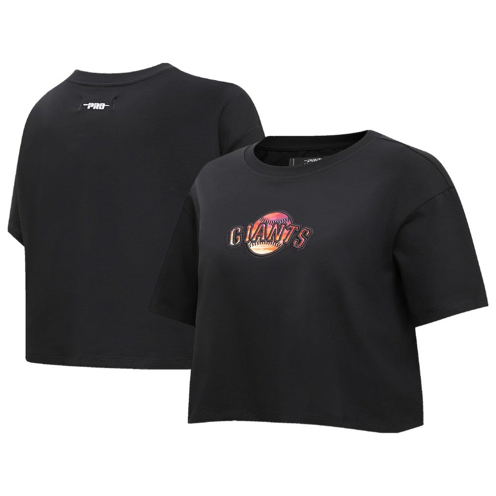 San Francisco Giants Pro Standard Women's Painted Sky Boxy Cropped T-Shirt Sale