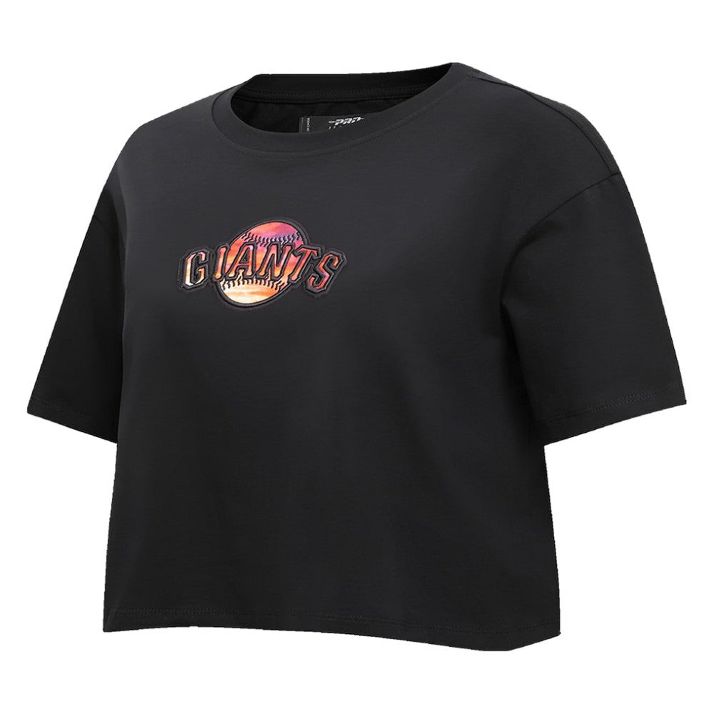 San Francisco Giants Pro Standard Women's Painted Sky Boxy Cropped T-Shirt Sale