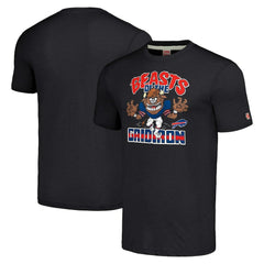 Buffalo Bills Homage Unisex Monsters of the Gridiron Halloween Tri-Blend T-Shirt Charcoal - NFL