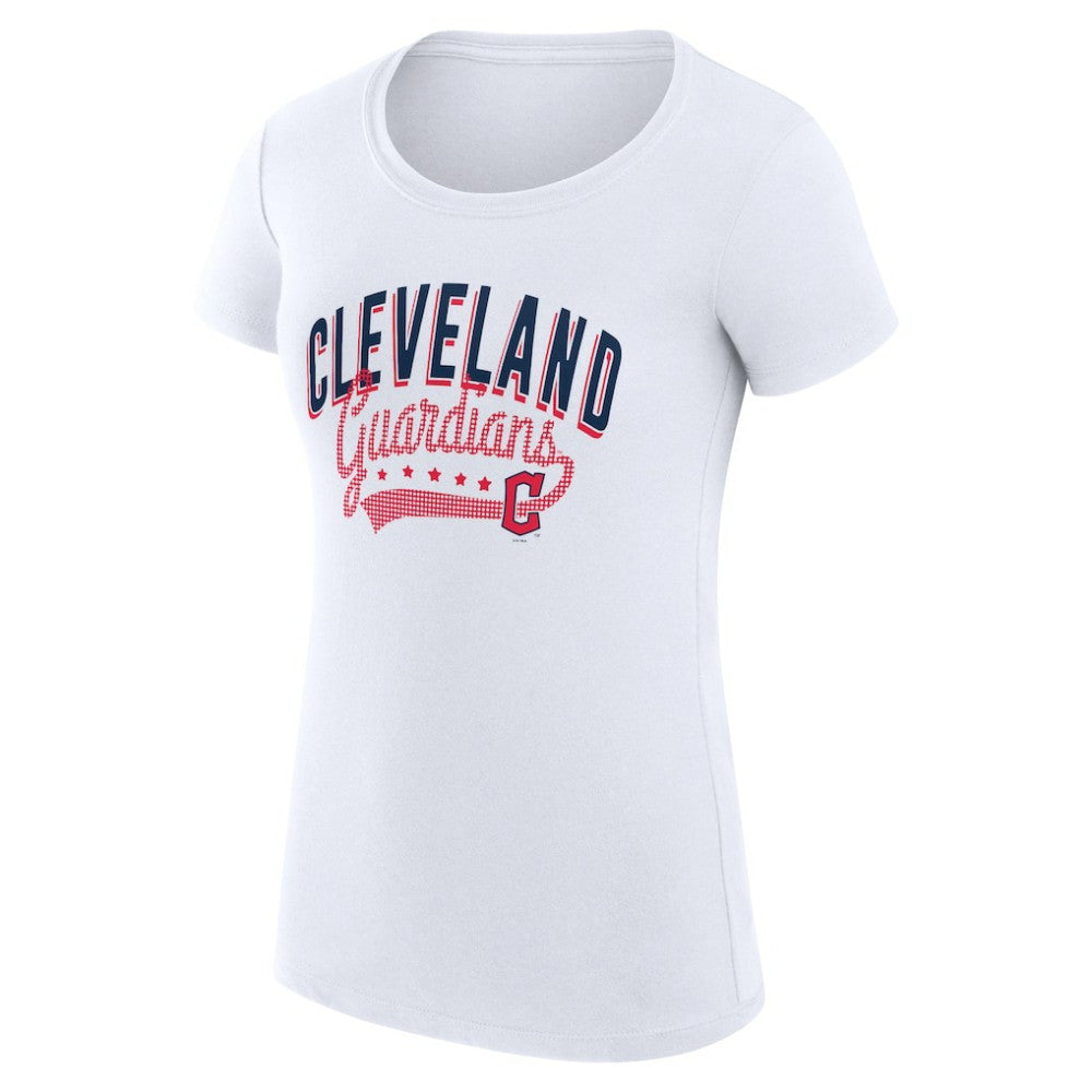 Cleveland Guardians G-III 4Her by Carl Banks Women's Super-Slim Fit Lightweight Filigree Team T-Shirt for sale
