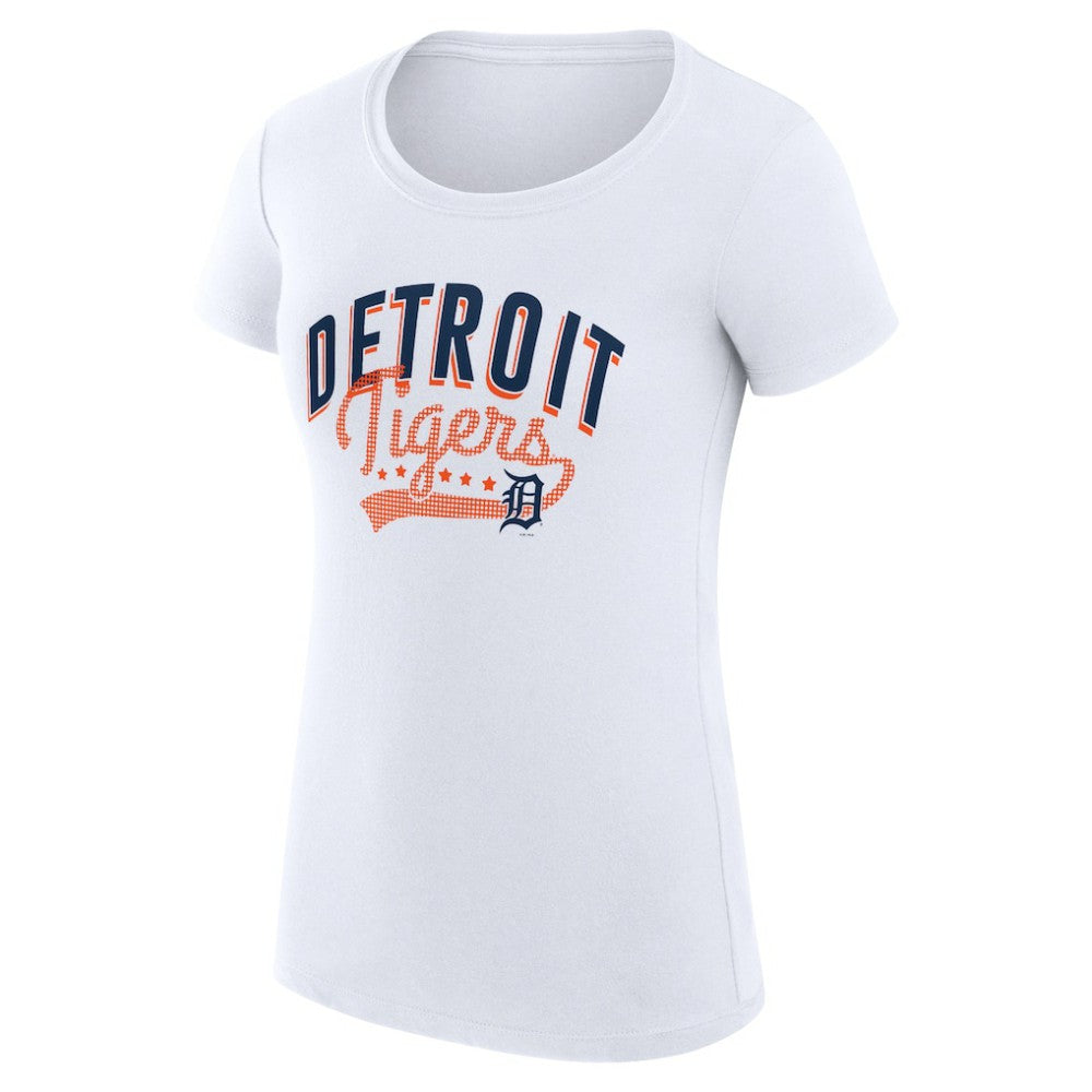 Detroit Tigers G-III 4Her by Carl Banks Women's Super-Slim Fit Lightweight Filigree Team T-Shirt for sale