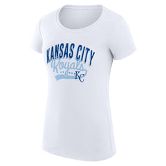Kansas City Royals G-III 4Her by Carl Banks Women's Super-Slim Fit Lightweight Filigree Team T-Shirt for sale