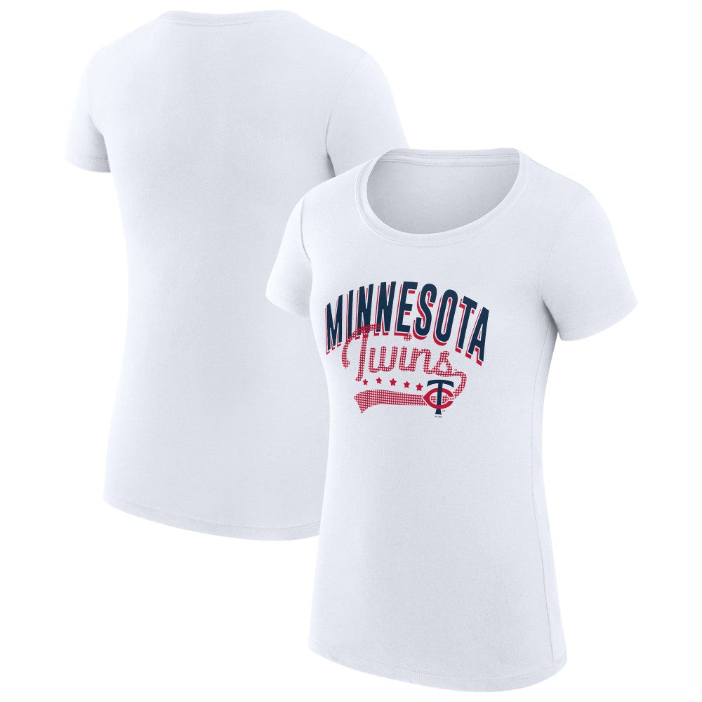 Minnesota Twins G-III 4Her by Carl Banks Women's Super-Slim Fit Lightweight Filigree Team T-Shirt Online