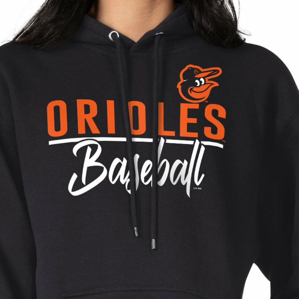 Baltimore Orioles G-III 4Her by Carl Banks Women's Team Fleece Pullover Hoodie Clearance