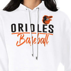 Baltimore Orioles G-III 4Her by Carl Banks Women's Team Fleece Pullover Hoodie Lifestyle