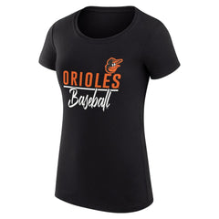 Baltimore Orioles G-III 4Her by Carl Banks Women's Super-Slim Fit Lightweight Team Graphic T-Shirt for sale