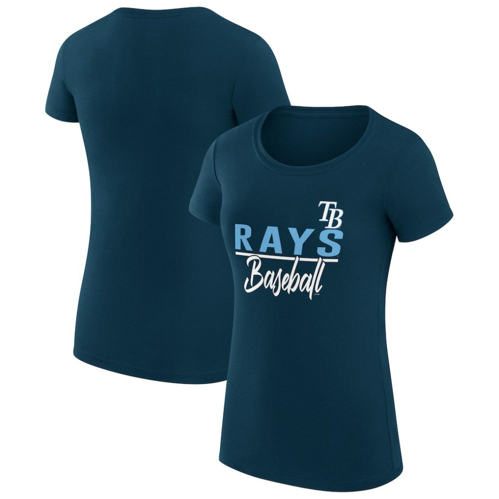 Tampa Bay Rays G-III 4Her by Carl Banks Women's Super-Slim Fit Lightweight Team Graphic T-Shirt discount