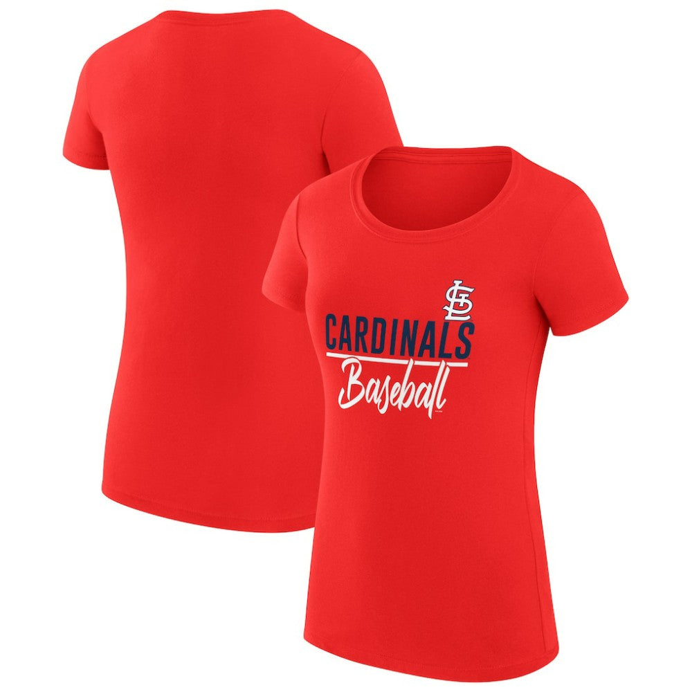 St. Louis Cardinals G-III 4Her by Carl Banks Women's Super-Slim Fit Lightweight Team Graphic T-Shirt Lifestyle