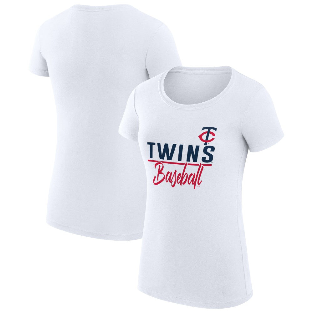Minnesota Twins G-III 4Her by Carl Banks Women's Super-Slim Fit Lightweight Team Graphic T-Shirt discount