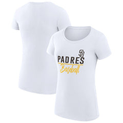San Diego Padres G-III 4Her by Carl Banks Women's Super-Slim Fit Lightweight Team Graphic T-Shirt Near Me