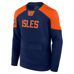 New York Islanders - Fanatics 2024 NHL Stadium Series Authentic Pro Fleece Logo Pullover Sweatshirt Navy