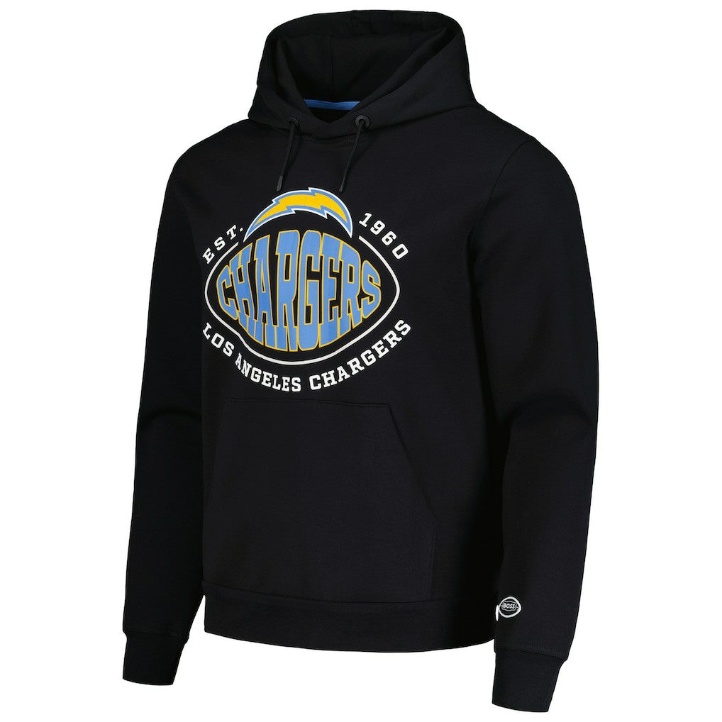 Los Angeles Chargers BOSS X NFL Touchback Pullover Hoodie Black - NFL