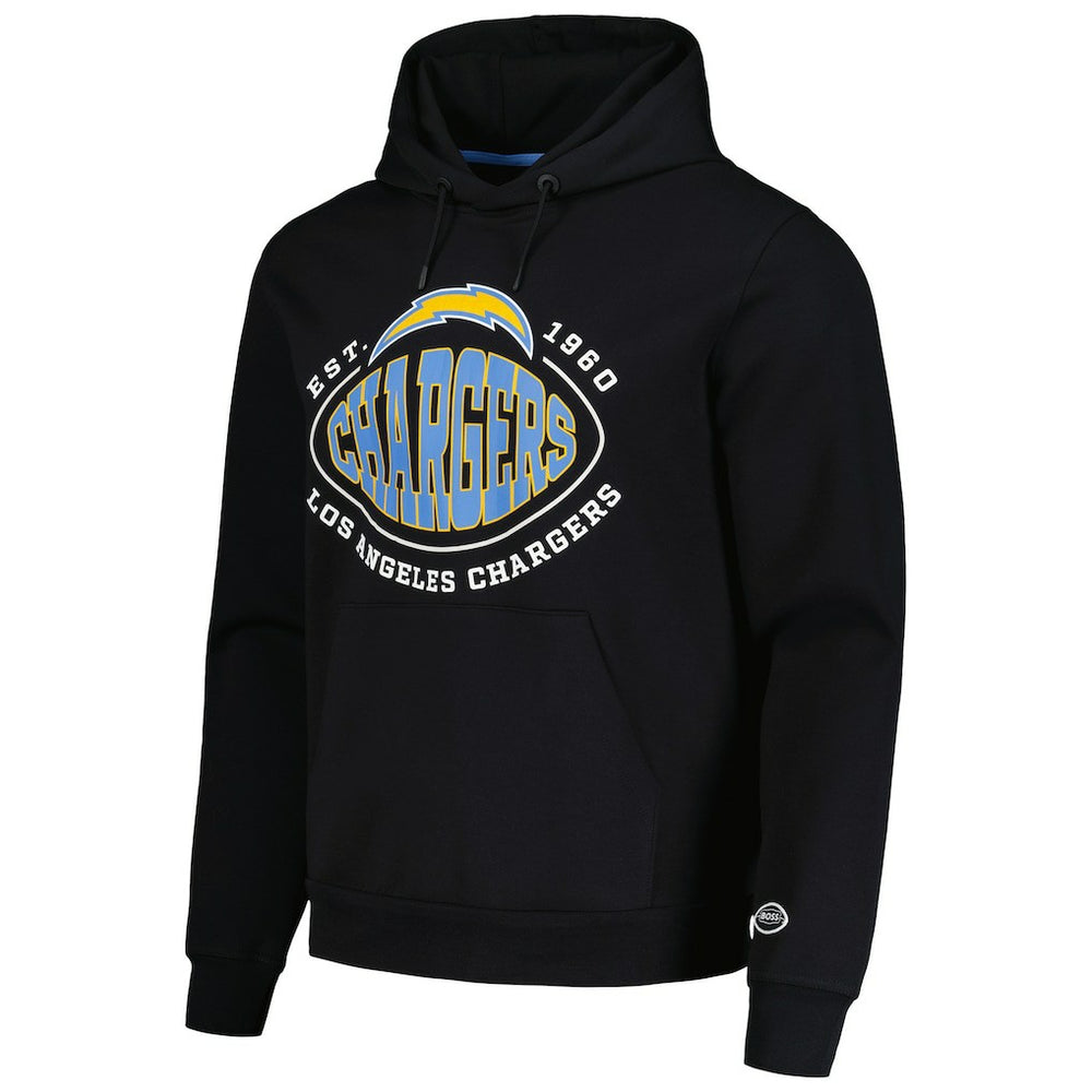 Los Angeles Chargers BOSS X NFL Touchback Pullover Hoodie Black - NFL