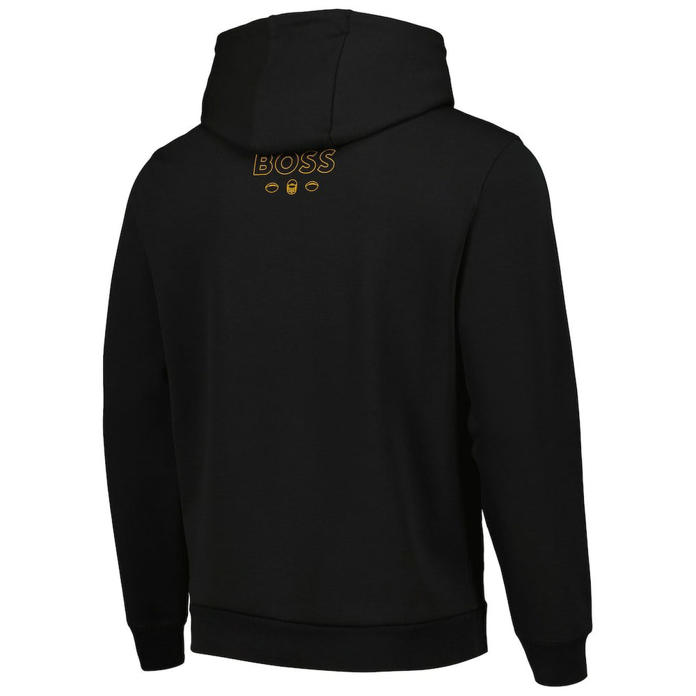 Pittsburgh Steelers BOSS X NFL Touchback Pullover Hoodie Black - NFL