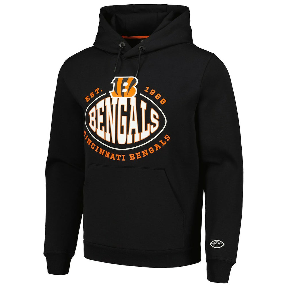 Cincinnati Bengals BOSS X NFL Touchback Pullover Hoodie Black - NFL