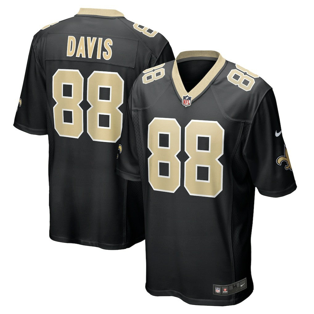 Shaquan Davis New Orleans Saints Game Jersey Black - Nike