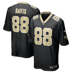 Shaquan Davis New Orleans Saints Game Jersey Black - Nike