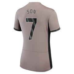 Nike Son Heung-Min Tottenham Hotspur Women's 2023/24 Third Stadium Replica Player Jerseys – Tan