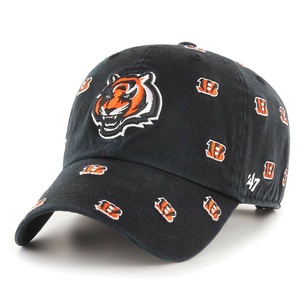Cincinnati Bengals '47 Confetti Clean Up Adjustable Hat Black - 47 brand