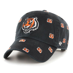 Cincinnati Bengals '47 Confetti Clean Up Adjustable Hat Black - 47 brand