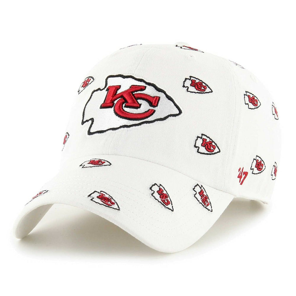 Kansas City Chiefs '47 Confetti Clean Up Adjustable Hat White - 47 brand