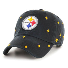 Pittsburgh Steelers '47 Confetti Clean Up Adjustable Hat Black - 47 brand